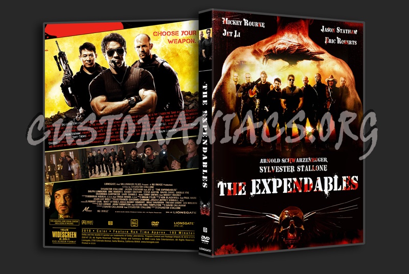 The Expendables dvd cover