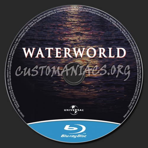 Waterworld blu-ray label