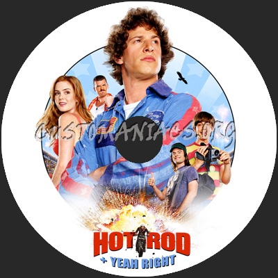 Hot Rod dvd label