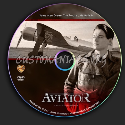 The Aviator dvd label