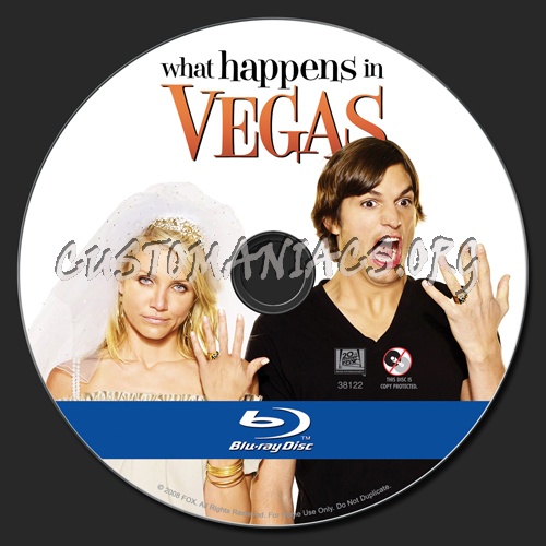 What Happens in Vegas blu-ray label