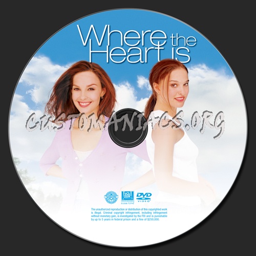 Where the Heart is dvd label