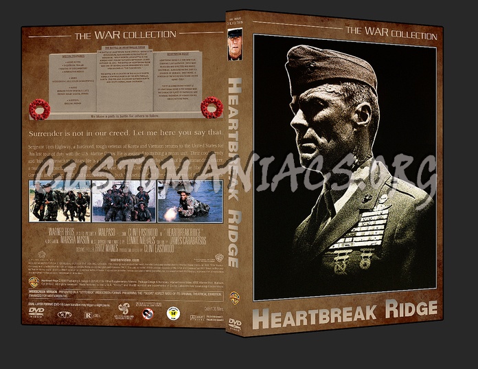 War Collection Heartbreak Ridge dvd cover