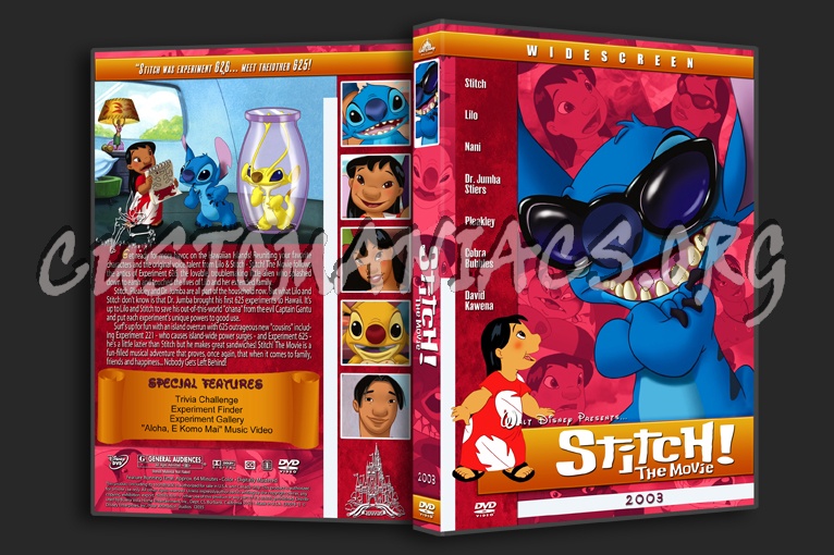 Stitch! the Movie - 2003 dvd cover