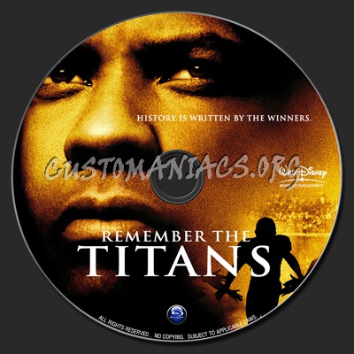 Remember The Titans blu-ray label