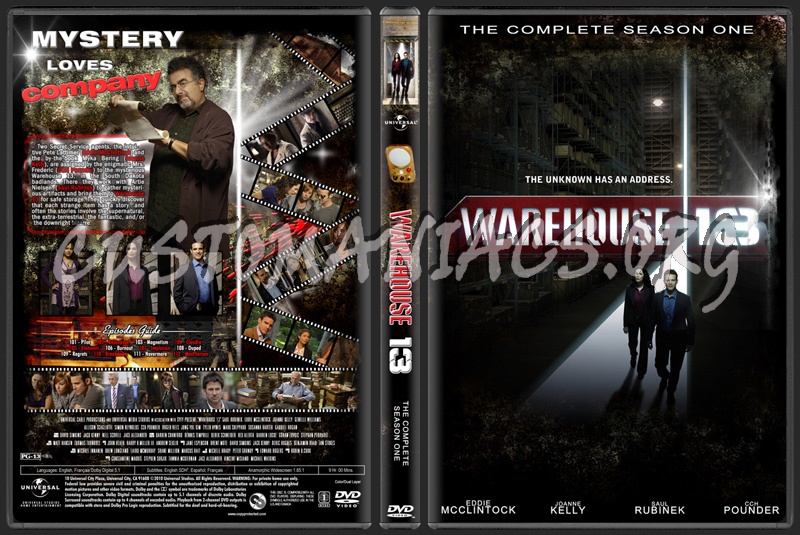 Warehouse 13 Season 1 dvd cover