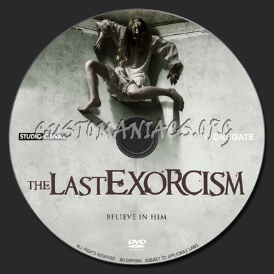 The Last Exorcism dvd label