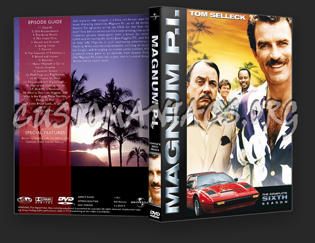 Magnum Complete Season 1-8 dvd cover