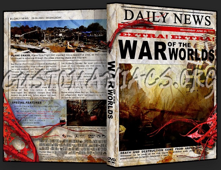 War of the Worlds dvd cover