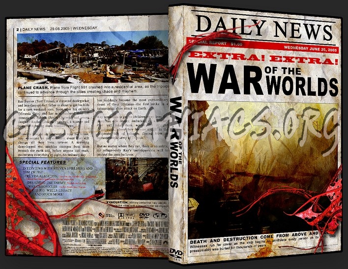 War of the Worlds dvd cover