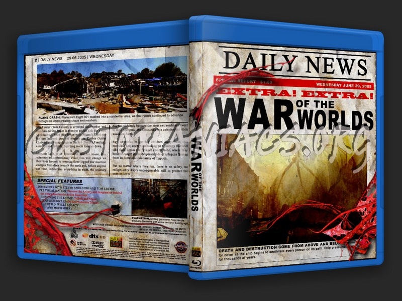 War of the Worlds blu-ray cover