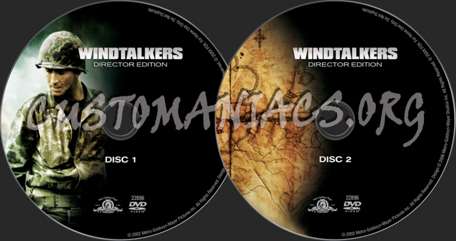 Windtalkers dvd label