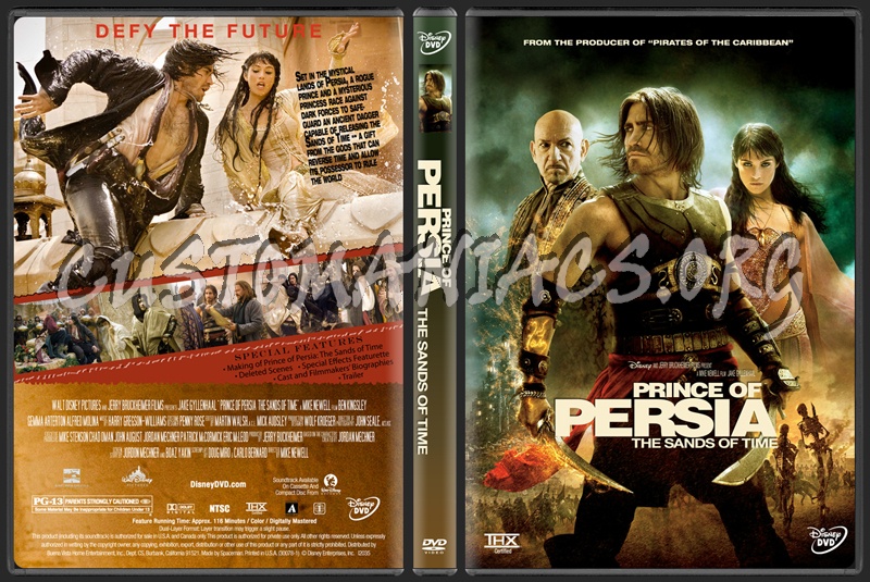 Prince of Persia: The Sands of Time dvd cover