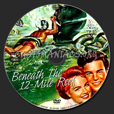 Beneath The 12-Mile Reef dvd label