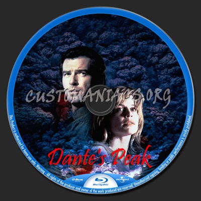 Dante's Peak blu-ray label