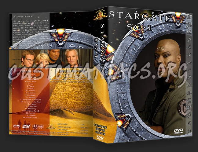 Stargate SG-1 Complete Season 1-10 dvd cover