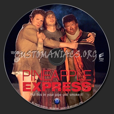 Pineapple Express blu-ray label