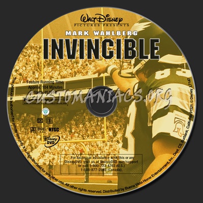 Invincible dvd label