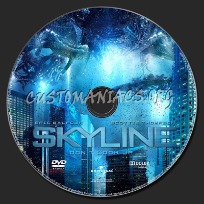 Skyline dvd label