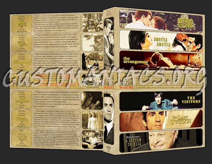 Elia Kazan - The Collectibles dvd cover