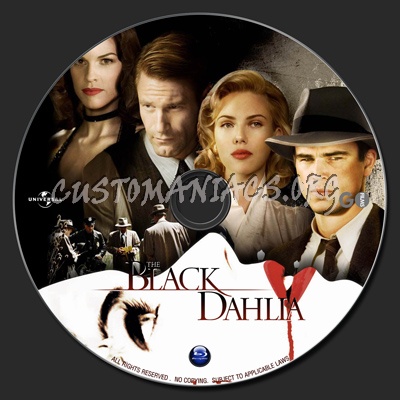 The Black Dahlia blu-ray label