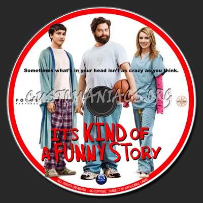 It's Kind Of A Funny Story blu-ray label