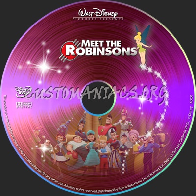 Meet The Robinsons dvd label