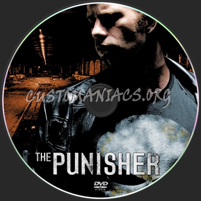 The Punisher dvd label