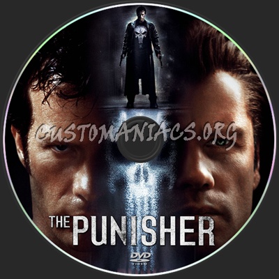 The Punisher dvd label