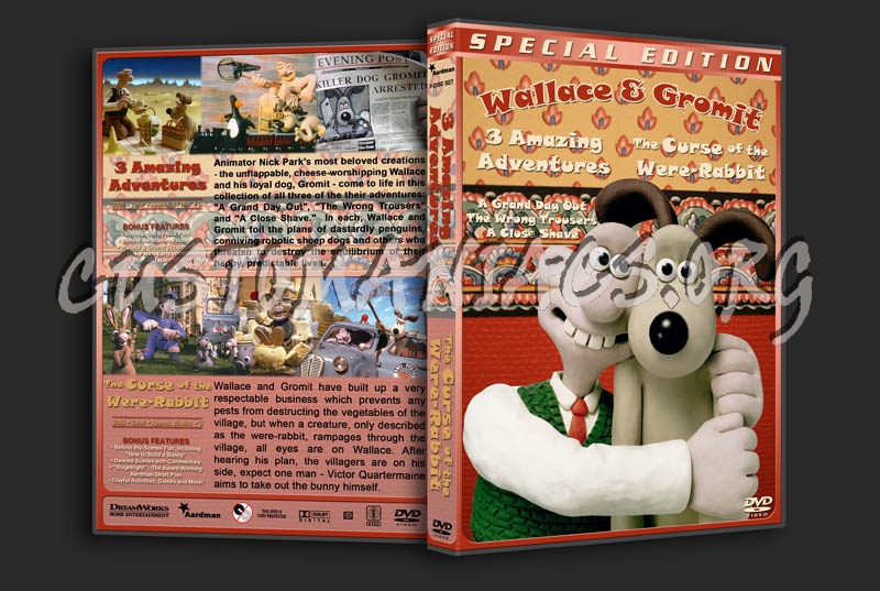 Wallace & Gromit Double Feature dvd cover