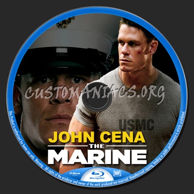 The Marine blu-ray label