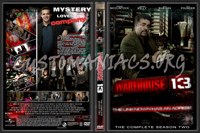 Warehouse 13 Season 2 dvd cover