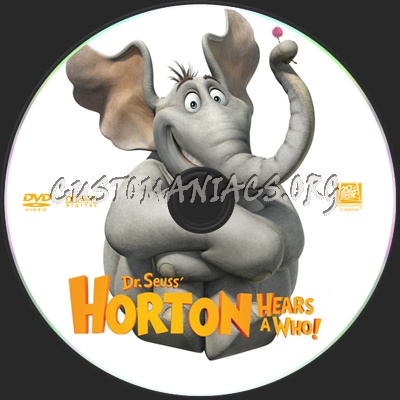 Horton Hears A Who! dvd label