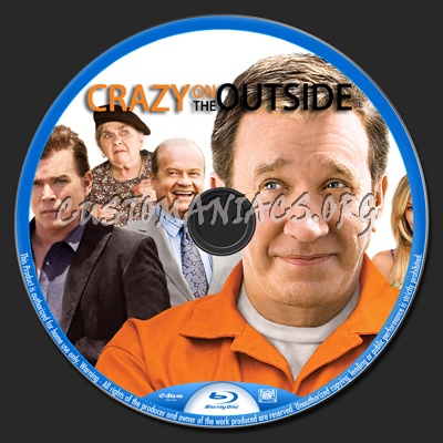 Crazy on the Outside blu-ray label