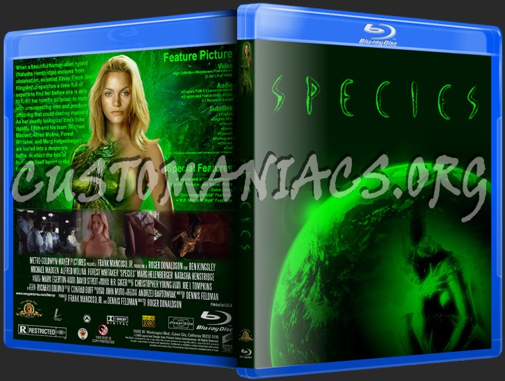 Species blu-ray cover