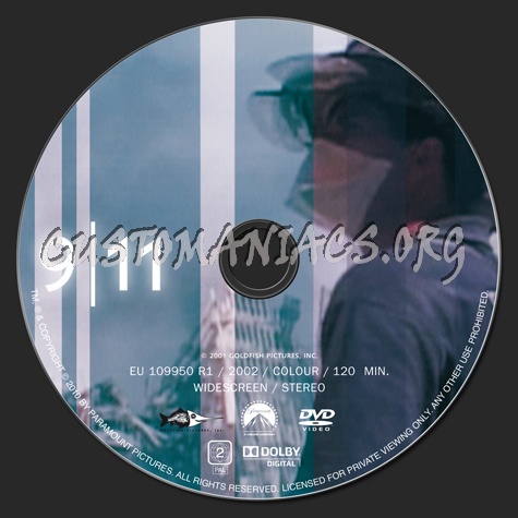 9/11 dvd label