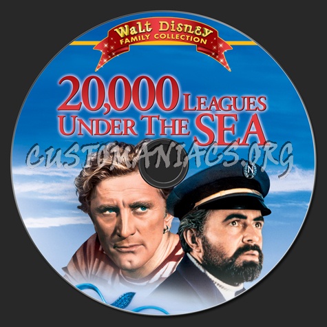 20,000 Leagues Under the Sea dvd label