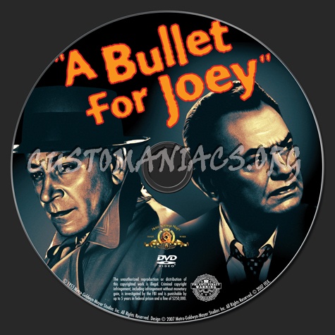 A Bullet for Joey dvd label