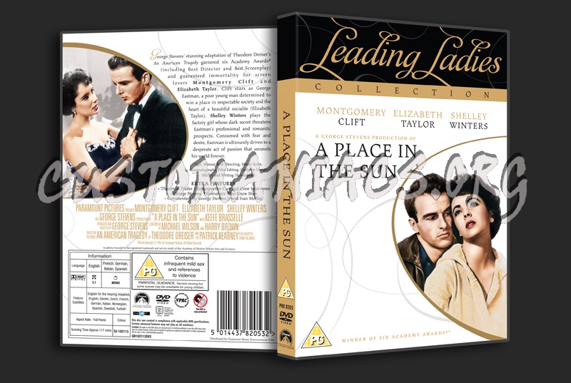 A Place in the Sun dvd cover