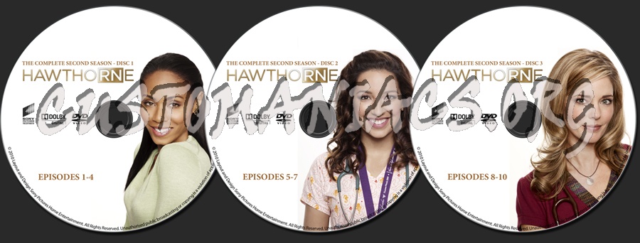 Hawthorne Season 2 dvd label