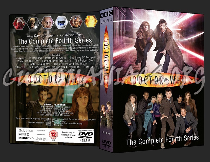 Doctor Who Complete Series 4 dvd cover