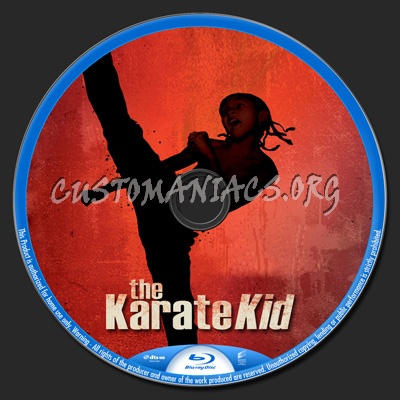 The Karate Kid blu-ray label