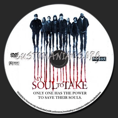 My Soul To Take dvd label