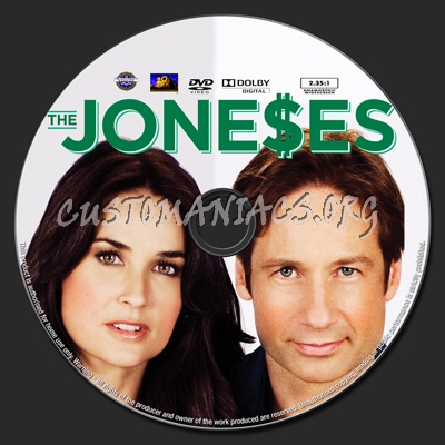 The Joneses dvd label