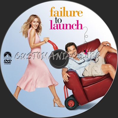 Failure to Launch dvd label