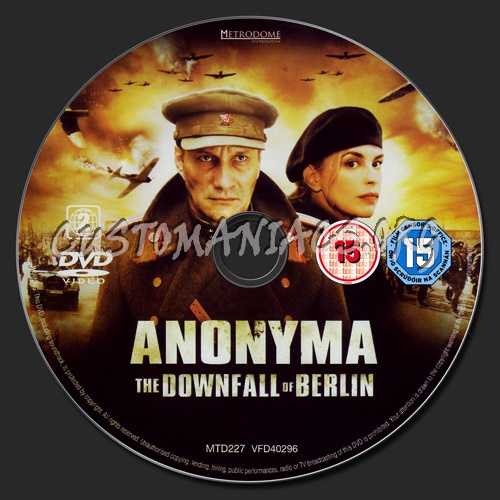 Anonyma: The Downfall of Berlin dvd label