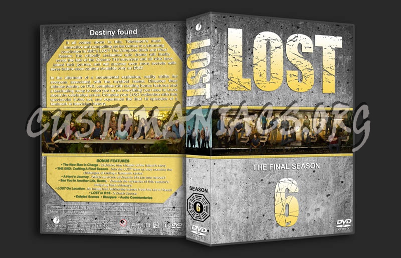 Lost Season 1 6 Dvd Cover Dvd Covers And Labels By Customaniacs Id 114751 Free Download 2061