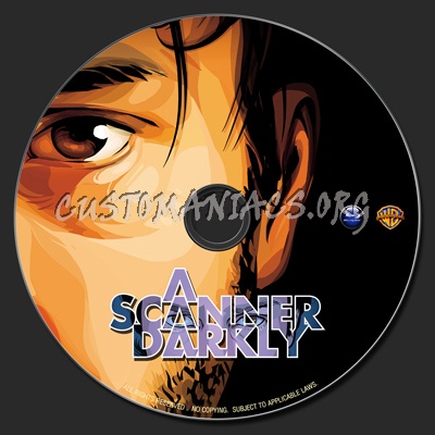 A Scanner Darkly blu-ray label