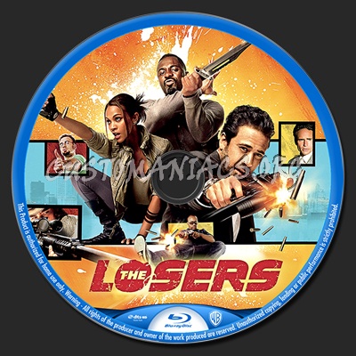 The Losers blu-ray label