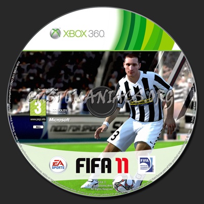 Fifa 11 dvd label